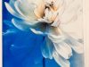 CRISTINA IOTTI, Essere un fiore #1, cianotipia rielaborata con matite colorate