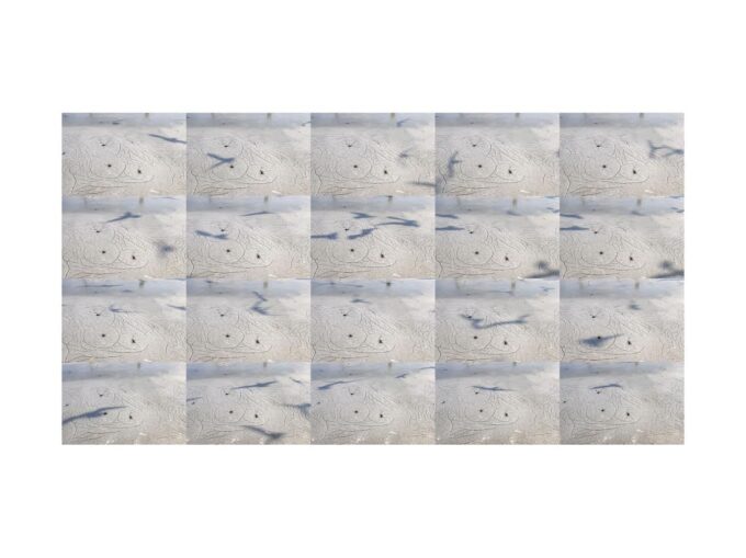 Studio su ghiaccio e ombre